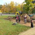  - <b>27.10.2015- Baustart der Schaukelanlage Tag 1!</b>