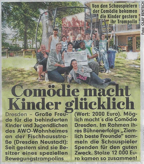 Presseartikel vom 17. Juni 2015 BILD